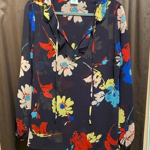 CABI Floral Blouse